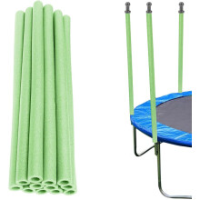 (Green, -) Fundas de espuma para postes de cama elástica, 12 unidades