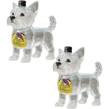 (Yellow#2Pcs, -) Norwich Terriër Whisky Fles - Honden Vormige Glazen Karaf