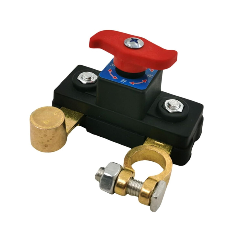 (Pure Copper, -) Universal Battery Disconnect & Leak Protector, Waterproof Copper Switch 5437706377597