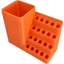 (20 Hole, -) Screwdriver Bits Holder Storage Tool Box, 20/25/50/100 Drill Bit Organizer