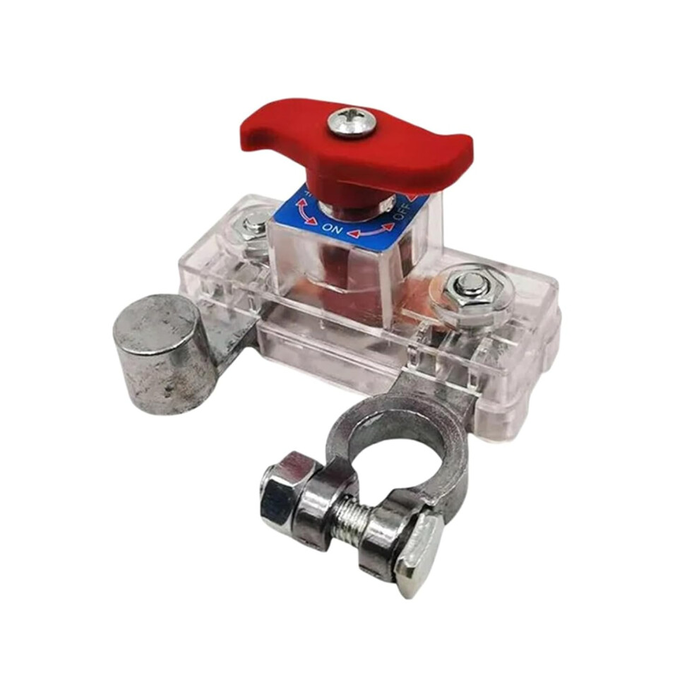 ( Lustre#Lucency, -) Universal Battery Disconnect & Leak Protector, Waterproof Copper Switch Silver 5437706377559