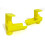 (Yellow, -) Support toile diamant, clamp, réglable 1