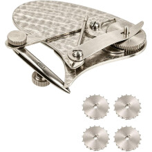 (Silver, -) Vintage Precision Dotting -kynäsetti, mekaaninen hammaspyörästöviivain