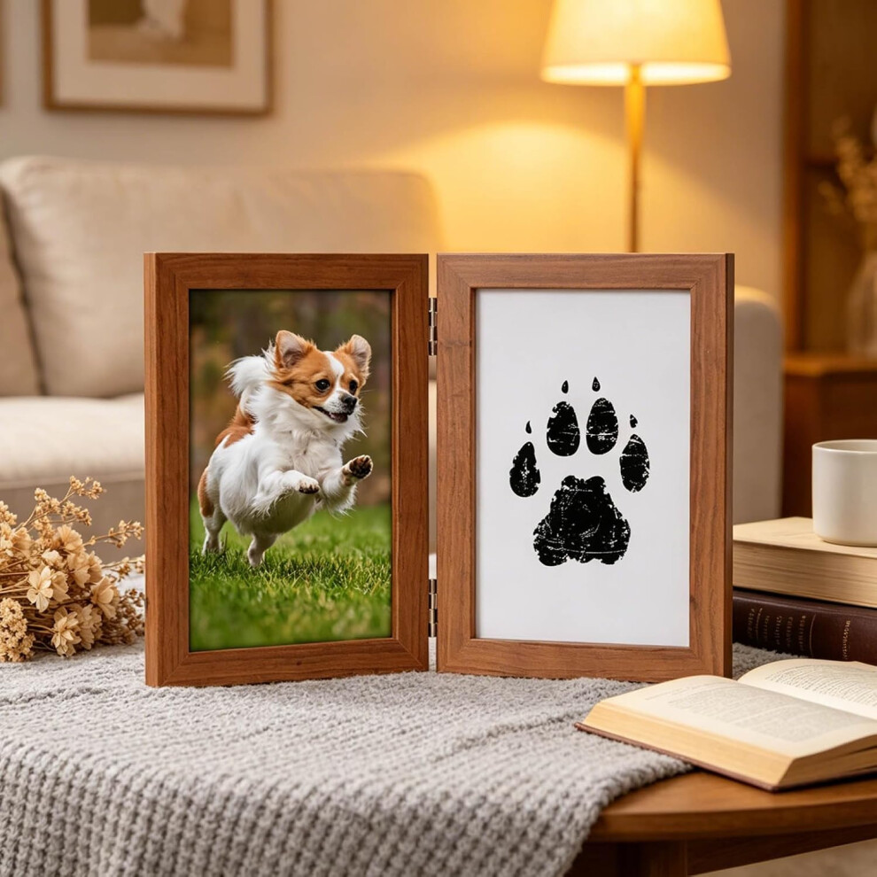 Oimg (Brown#B, -) Inkless Baby Hand And Footprint Kit, Clean Touch Ink Pad For Keepsake