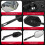 Motorcycle RearView Mirror 8MM 10MM for     Electric Scooter A 3