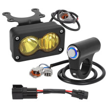 Dirtbike Headlight Kit Yellow Light with Light for Sur-Ron X260 Talaria Sting R MX4 PC Len
