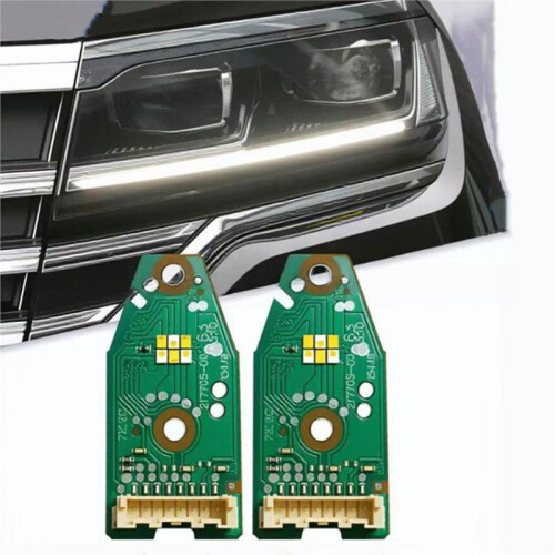 1Pair Front LED Daytime Running Light Chip Board for   2019-2024 Turn Signal Light White Light Source PCB Board 1
