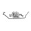 34216758059 Rear Brake Caliper Anti-Rattle Spring Clip for  E60 E61 E63 E64 E70 E71 F15 X5 X6 4
