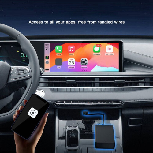 10X Plug and  Carbit Link to Wireless CarPlay Android AUTO Box Car Navigation  Car Machine Interconnection 2