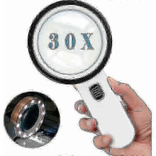 Extra Large 30x Magnifying Glass with Built-in LED Light for Detailed Inspection & Reading_qlsg