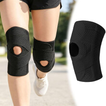 (Bronze#L, -) Meniscus Brace - Kniebrace met Zijstabilisatoren voor Pijnverlichting