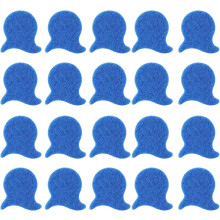 (Blue#20pcs, -) Enleveur poils lavage, réutilisable, 5 pièces