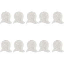 (White#10pcs, -) Enleveur poils lavage, réutilisable, 5 pièces