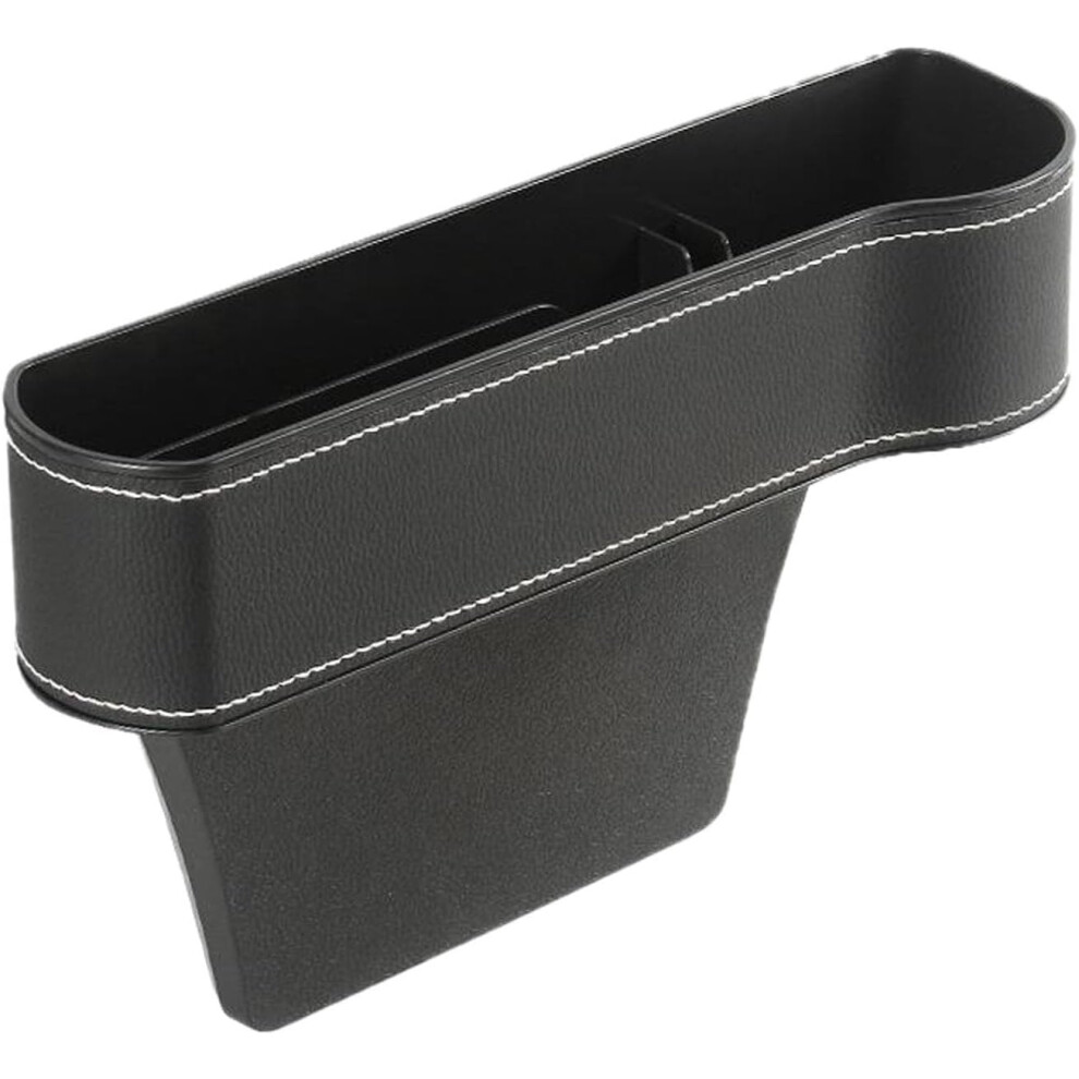 (Black#Passenger Side, -) 2026 Leather Car Seat Gap Filler Organizer, Universal Multifunctional Storage Black 5437706386797