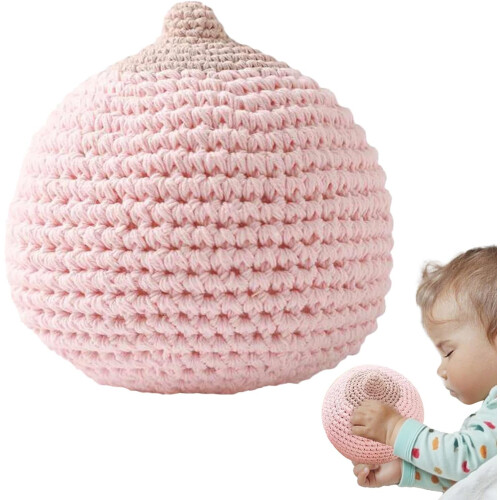 (Pink, -) Crochet Breastfeeding Simulation Model, Anatomically Accurate Nursing Aid