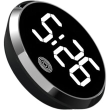 (size_name, B) Car Digital Clock with LED Display, Touch Control Timer for Dashboard