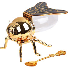 (Black, -) Pot Ă miel abeille, distributeur, pour cuisine