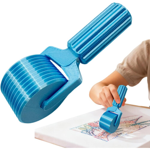 (E, -) Hand Diamantkunst Rol Tool - Afneembare Steenkunstroller