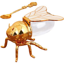 (White, -) Pot Ă miel abeille, distributeur, pour cuisine