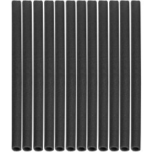 (Black, -) Fundas de espuma para postes de cama elástica, 12 unidades de 40cm