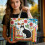(Color#cat a, -) Κινέζικο καπέλο, άχυρο 3
