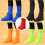 (Orange, -) Couvre-chaussures pluie, réutilisables, étanches 3