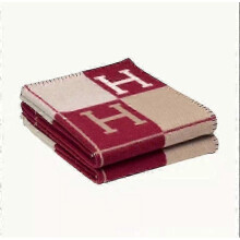 (Plaid Burgundy) NewWool Cashmere Throw Plaid Blankets pillow Sofa Bedding Shawl Xmas Giftsa_qlsg