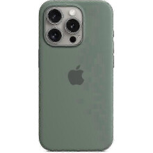 (Cypress) For Apple Iphone 15 Pro Silicone Case With Magsafe