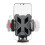 Bike Phone Mount, Universal Mechanical Lock Phone Navigation Holder Mount Includes Rearview Mirror Handlebar Base 1