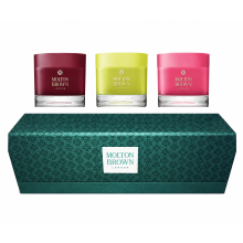Molton Brown Mini Candle Gift Set Single Wick 3 x 30g Valentines Gift Box