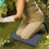 (Gray, -) Extra Dicker Schaumstoff Gartensitz, 4.5cm Memory, Leicht, Yoga, Grau 3