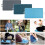 (Gray, -) Extra Dicker Schaumstoff Gartensitz, 4.5cm Memory, Leicht, Yoga, Grau 6