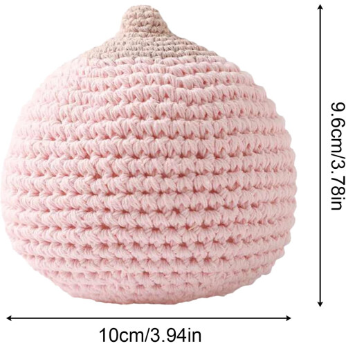 (Pink, -) Crochet Breastfeeding Simulation Model, Anatomically Accurate Nursing Aid 2