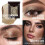 (Matches the image, 03) Highlight Eyeshadow Monochrome Eye Shadow Plate Highly Pigmented Potato Paste Texture Multi-purpose Eye Makeup Palette 3