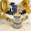 (Blue, -) Support argent diplôme 2026, bois, cadeau graduation 3