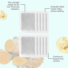 Laniska Herbal Foot Patches Feature A Lightweight Design That Boosts Foot Vitality. They Are Gentle And Comfortable, Suitable for Application At Night