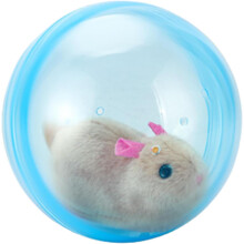 (Blue, -) Sähköinen hamsteripallo kissoille, automaattisesti pyörivä pehmolelu viihdettä varten