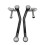 1Pair Front Body Level Sensor Rod Link for - X166 GLE C292 ML W166 11-18 A1663200732 A1663200832 1663200132 8