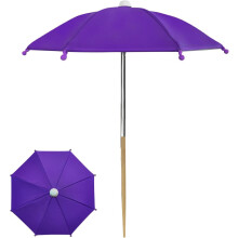 (Purple, -) Plant Umbrella Shade for Potted Plants, UV Protection Sun Cover