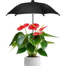 (Black, -) Plant Umbrellas for Outdoor Plants, Reusable Sunshade Rainproof Covers
