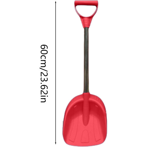 (Red#3Pcs, -) Kindersneeuwschop - RVS Handgreep, Mini Strandgraafschop 1