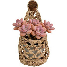(size_name, Brown) Makramee Pflanzenhänger, Hängekorb, Platzsparend, Boho, Home, Deko, Wohnzimmer