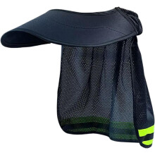(size_name, Purplish Blue) Helm Zonnescherm - Mesh Nekklep met Reflecterende Strip