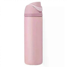 32oz FreeSip Stainless Steel Water Bottle in Rose Quartz Pink - Compatible with Owala Freesip Lid