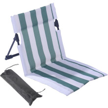 (Light Green, -) Klappbarer Strandstuhl, Erwachsene, Leicht, Rucksack, Liege, Pool, Camping, Rückenlehne