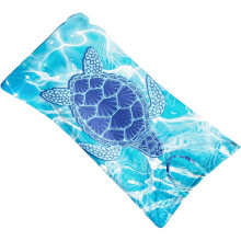 (Big Sea Turtle, -) 2 yhdessä mikrokuituinen rantapyyhepussi, muunneltava pyyhereppu matkoille