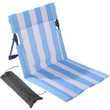 (Sky Blue, -) Klappbarer Strandstuhl, Erwachsene, Leicht, Rucksack, Liege, Pool, Camping, Rückenlehne