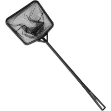 (Medium size, -) 43/56 cm kalaverkko, jossa erittäin pitkä varsi, hienosilmäinen akvaarioverkko
