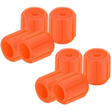 (Orange, -) 8 szt. świecących nakrętek na wentyle opon, nakrętka na wentyle opony świeci w ciemności