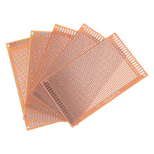 5 stuks 1,2 mm dik enkelzijdig met koper beklede printplaat